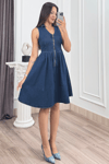 Y-50423 ÖN FERMUARLI ELBİSE
