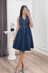 Y-50423 ÖN FERMUARLI ELBİSE