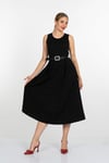Y-50426 SIFIR KOL ELBİSE