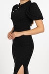 Y-50427 KISA BALON KOL ELBİSE