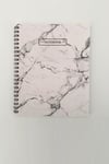 Beyaz Mermer Spiralli Defter