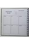 Haftalık Plan Çizgili Kapak