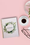 Yapraklı Spiralli Defter
