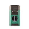 Quantoro 05-64 Puro Kesicili Delicili Çift Jet Alev Çakmağı/Green