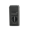 Quantoro 05-64 Puro Kesicili Delicili Çift Jet Alev Çakmağı/Gunmetal