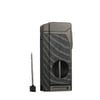 Quantoro Black Carbon  Kesicili Dörtlü Jet Alev Puro Çakmakğı 05-31