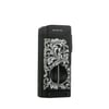 Quantoro Black Flower Kesicili Dörtlü Jet Alev  Puro Çakmağı 05-31