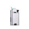 Quantoro Single  Jet Alevli Metal Puro Çakmağı Copper/Silver/Black MGM 04-4