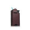 Quantoro Single  Jet Alevli Metal Puro Çakmağı Black Carbon/Red Carbon/Green Carbon MGM 04-4