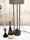 'Conic' Siyah Mermer Şamdan Set
