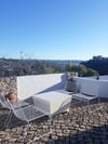  Yeni Nesil Balkon Sandalyesi Portatif Tel Model Balkon Sandalyesi 2 Adet