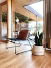 SLLER Yeni Nesil Balkon Sandalyesi Portatif Tel Model Balkon Sandalyesi(Siyah)