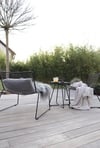 SLLER Yeni Nesil Balkon Sandalyesi Portatif Tel Model Balkon Sandalyesi(Siyah)