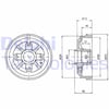 Peugeot 106 206 Citroen Saxo AX Arka Fren Kampanası DELPHI