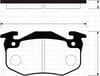 Peugeot 106 Arka Fren Balatası İnce Tip SANGSIN