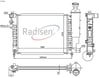 Peugeot 106 Radyatör Klimasız RADISEN