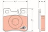 Mercedes W201 W202 W210 W124 R170 Arka Fren Balatası TRW
