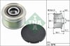 Peugeot 206 207 307 308 406 407 Partner Citroen Berlingo C2 C3 C4 Alternatör... INA