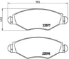 Peugeot 206 Ön Fren Balatası BREMBO
