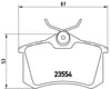 Peugeot 207 Arka Balata BREMBO