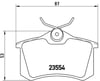 Peugeot 207 208 Citroen C3 II C4 Cactus DS3 Arka Balata BREMBO