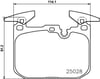 BMW 3 Serisi 2011- 4 Serisi 2013- Low-Met Ön Fren Balatası BREMBO