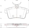 Peugeot 3008 5008 508 308 GTI RZC Citroen C4 DS4 DS5 Arka Fren Balatası SANGSIN