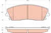 Chrysler 300C Ön Fren Balatası TRW