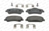 Peugeot 301 12> 308 13> Citroen C-Elysee 12> C4 14> 266mm Ön Fren Balatası FERODO