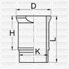 Peugeot 305 BXL5 Motor Gömleği STD 78.00 YENMAK