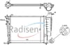 Peugeot 306 Radyatör Klimasız RADISEN