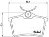 Peugeot 307 Arka Fren Balatası BREMBO