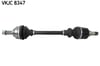 Peugeot 307 Komple Sol Aks [25x24x630] SKF