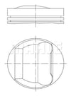 BMW 320i E36 Motor Piston Segman 0.50 MAHLE