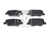 Peugeot 4008 Arka Fren Balatası 1.6-1.8 HDi / Mitsubishi ASX 1.6L DI-D GA7W FEBI