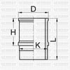 Peugeot 404 Benzinli Motor Gömleği STD YENMAK