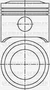 Peugeot 404 Motor Piston Segman STD YENMAK