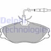 Peugeot 406 306 GTI Citroen Xantia XM Xsara Ön Fren Balatası Fişli DELPHI