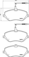 Peugeot 407 Ön Fren Balatası BREMBO