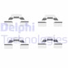 Peugeot 407 607 Arka Fren Balata Montaj Takımı DELPHI