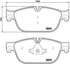 Peugeot 407 Ön Fren Balatası 180mm BREMBO