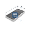 Peugeot 407 Citroen C5 C6 Polen Filtresi [Karbonlu] UFI