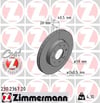 Fiat 500 Ön Fren Diski ZIMMERMANN