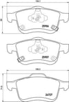 Fiat 500L Ön Fren Balatası BREMBO
