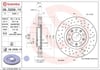 Fiat 500X Jeep Renegade Compass Ön Fren Diski BREMBO