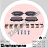 Fiat 500X Arka Fren Balatası ZIMMERMANN
