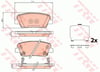 Fiat 500X Hyundai Genesis Coupe Jeep Compass Renegade Ön Arka Disk Balata TRW