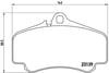 Porsche 911 Ön Balata BREMBO