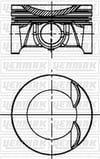 Audi Volkswagen A3 A4 A5 CC Passat 2.0 TFSI 16V 2.0 TSI 16V Piston Segman... YENMAK
