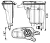 Audi A4 A5 Radyatör Yedek Su Deposu [2008-] MAHLE